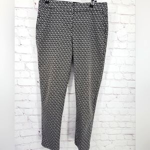 Boden Pants Women's Size 6 Cropped Straight Cotton Blend Stretch